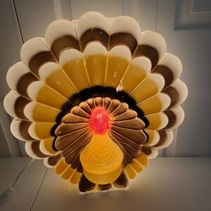 1995 Thanksgiving Turkey Blow Mold Don Featherstone Union Products 19" Tall